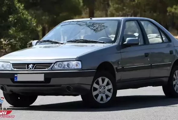 شیشه پژو 405