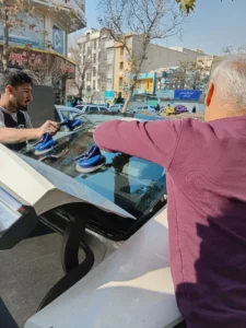 شیشه عقب آریزو 8